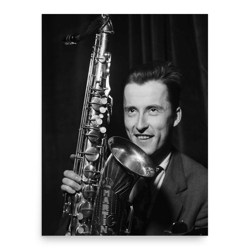 Bjarne Nerem poster print, in size 18x24 inches.