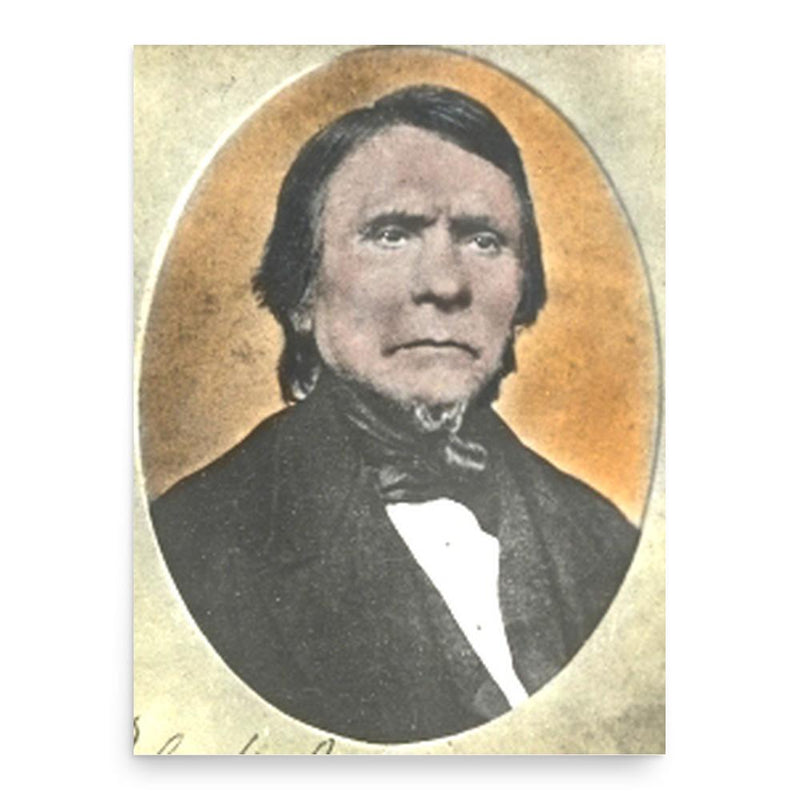 Black Beaver poster print, in size 18x24 inches.