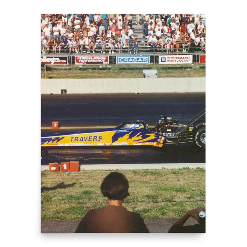 Blaine Johnson poster print, in size 18x24 inches.