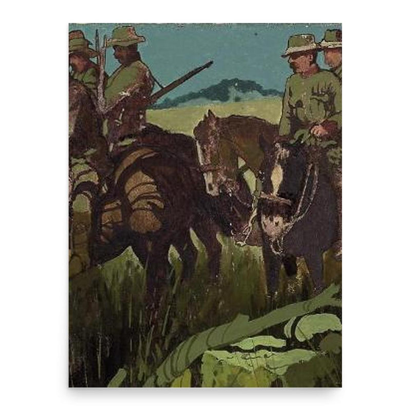 Blamire Young poster print, in size 18x24 inches.