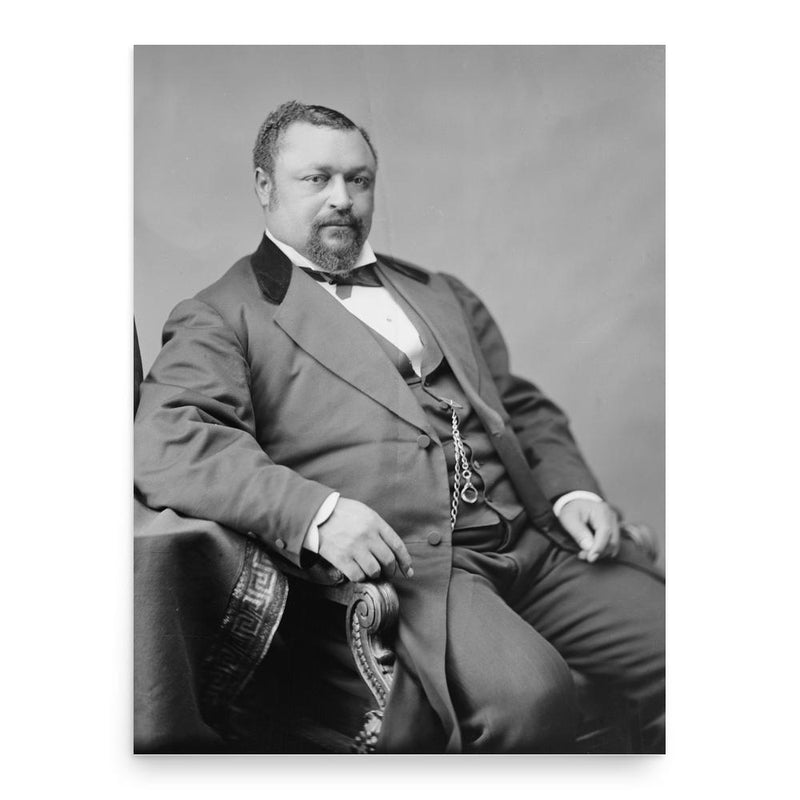 Blanche Bruce poster print, in size 18x24 inches.