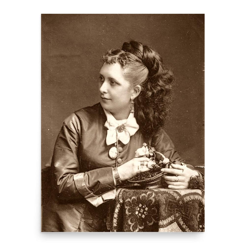 Blanche Cole poster print, in size 18x24 inches.