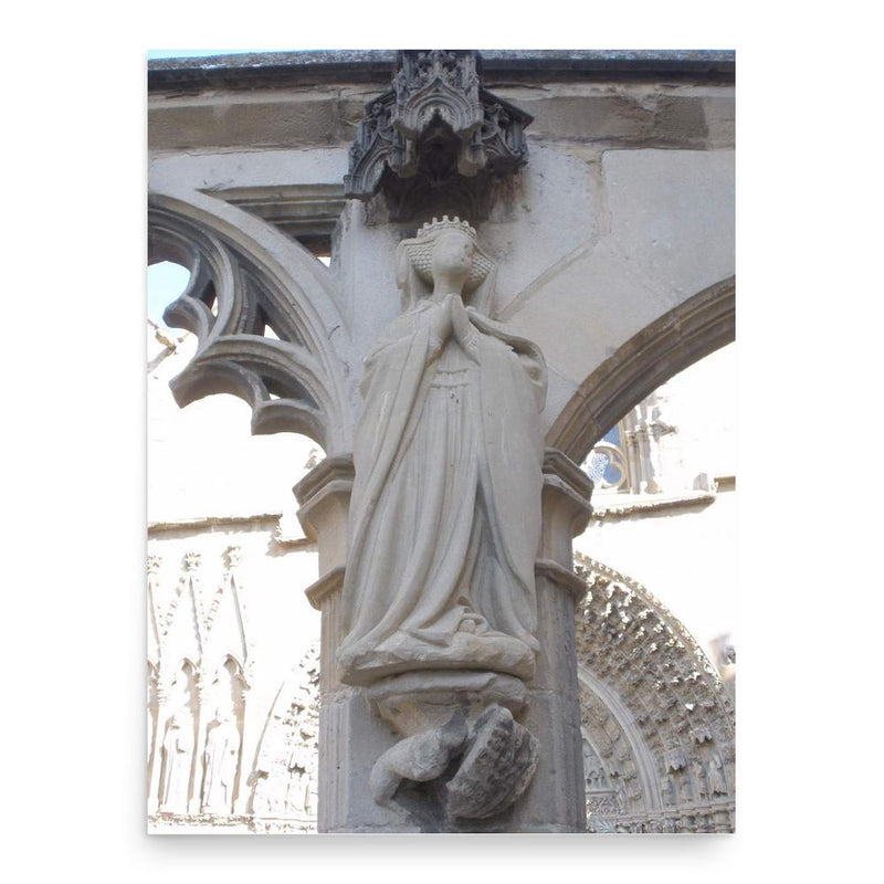 Blanche I of Navarre poster print, in size 18x24 inches.