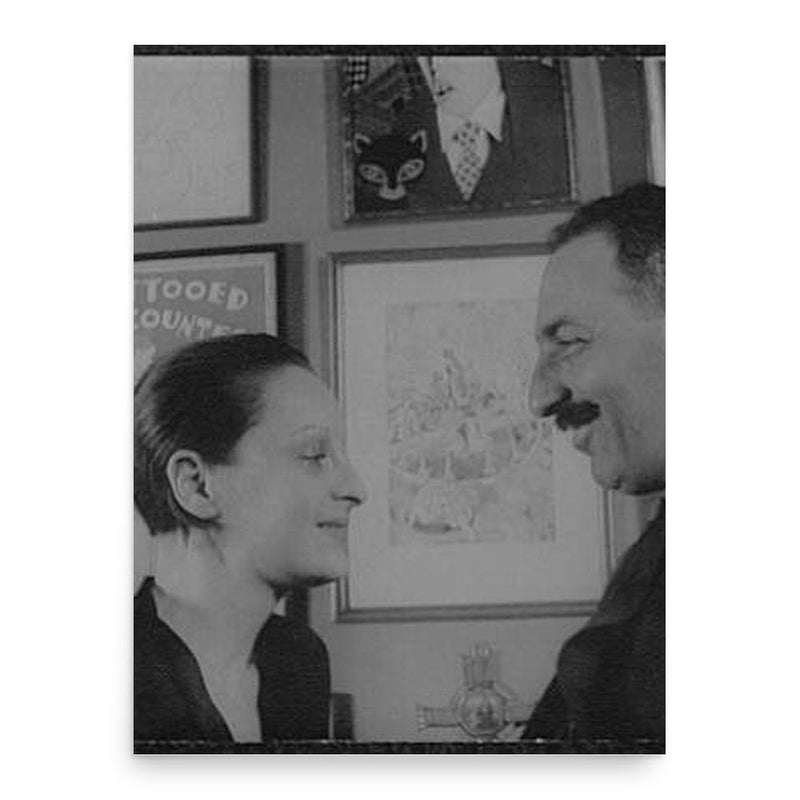 Blanche Knopf poster print, in size 18x24 inches.