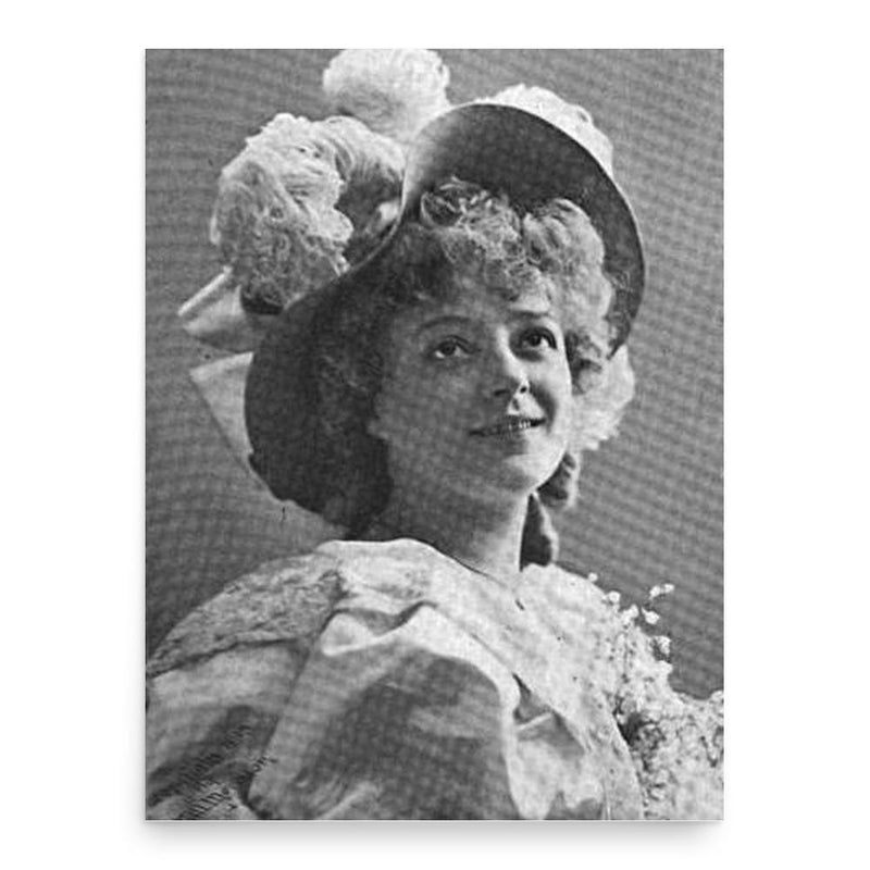 Blanche Massey poster print, in size 18x24 inches.