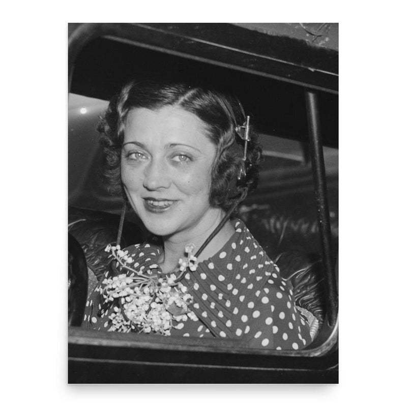 Blanche Noyes poster print, in size 18x24 inches.