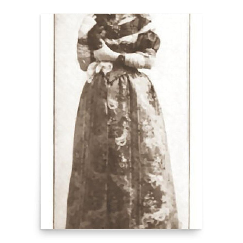 Blanche Whiffen poster print, in size 18x24 inches.