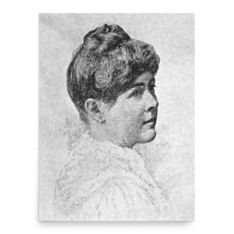 Blanche Willis Howard poster print, in size 18x24 inches.