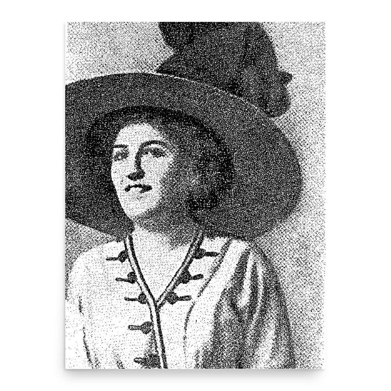 Blanka Pikler poster print, in size 18x24 inches.