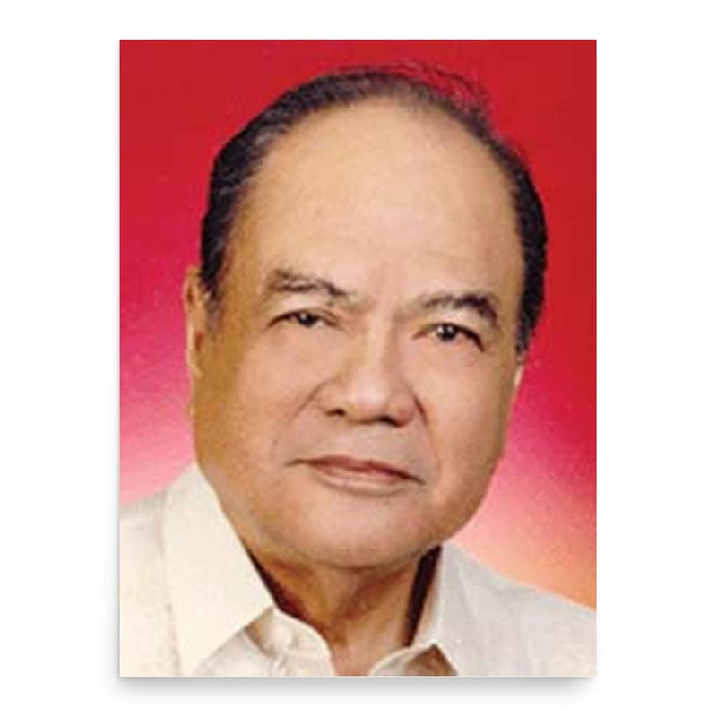 Blas Ople poster print, in size 18x24 inches.