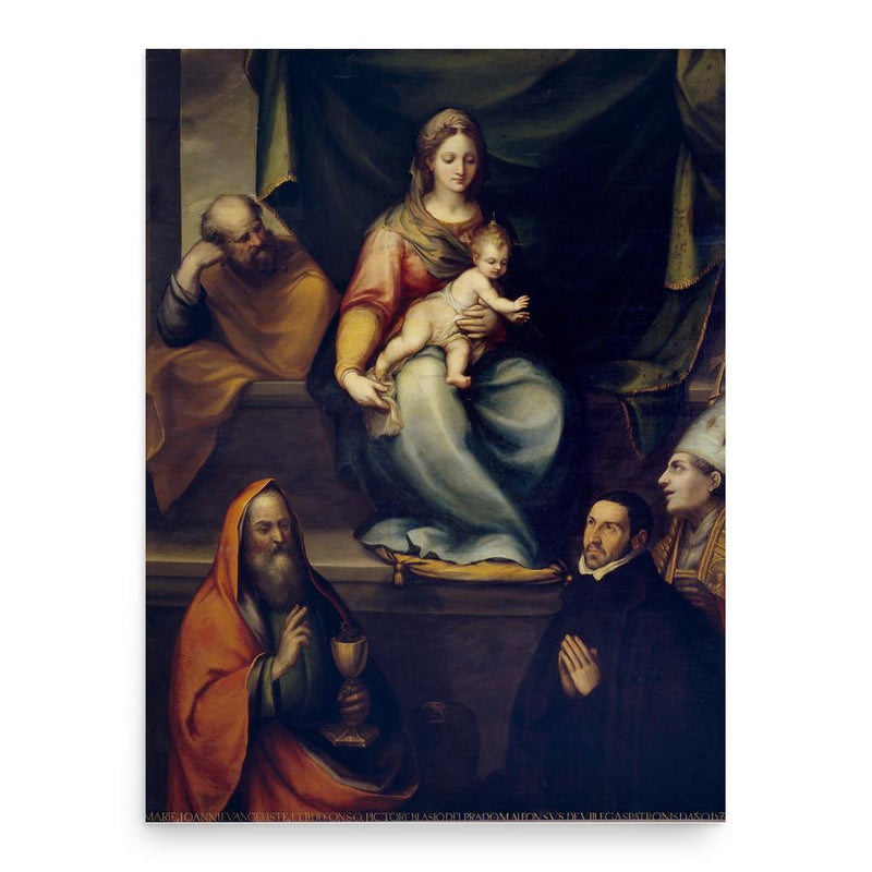 Blas de Prado poster print, in size 18x24 inches.