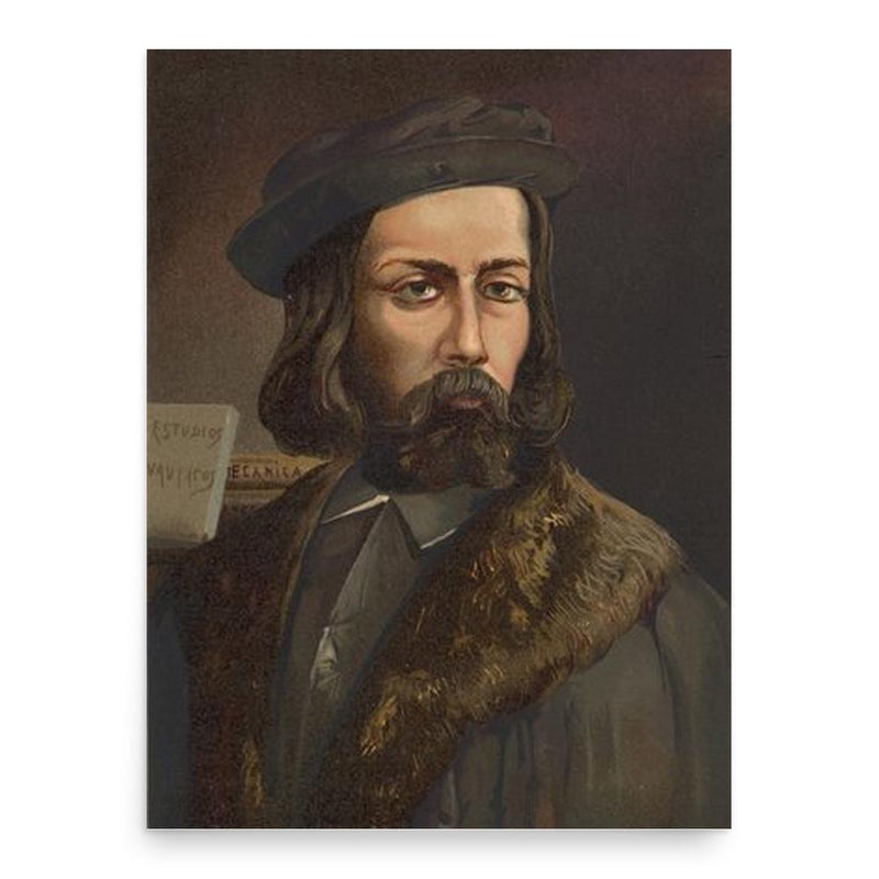 Blasco de Garay poster print, in size 18x24 inches.