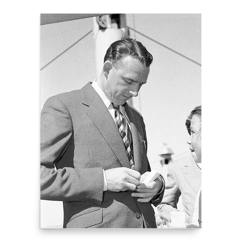 Bob Appleyard poster print, in size 18x24 inches.