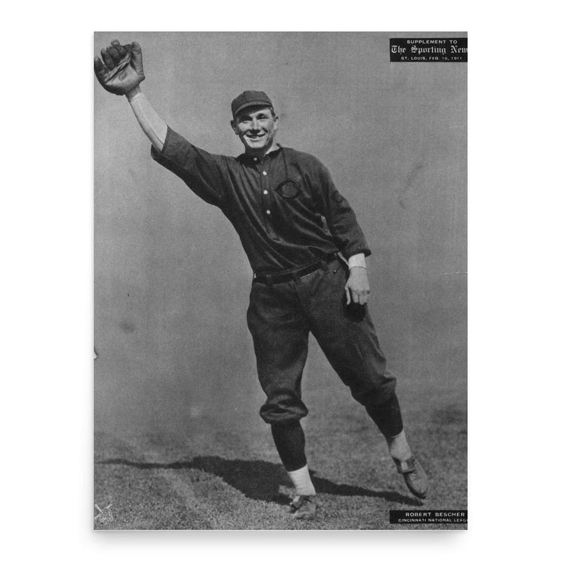 Bob Bescher poster print, in size 18x24 inches.