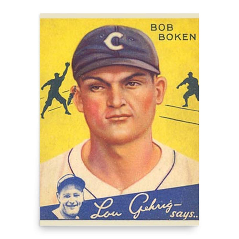 Bob Boken poster print, in size 18x24 inches.