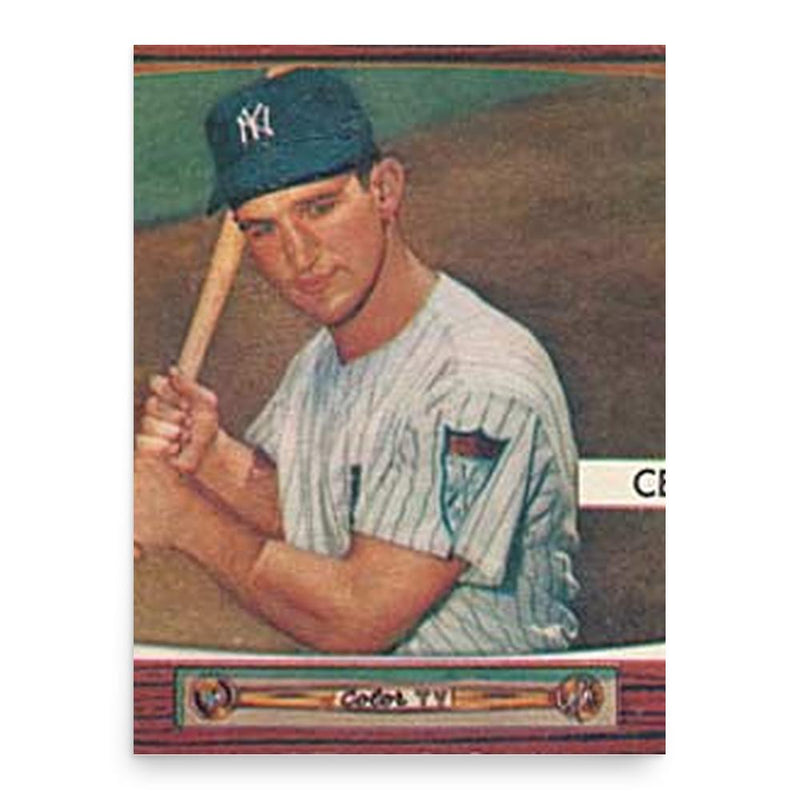 Bob Cerv poster print, in size 18x24 inches.