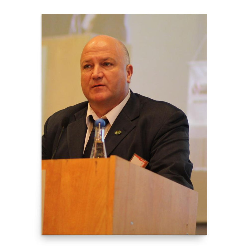 Bob Crow poster print, in size 18x24 inches.