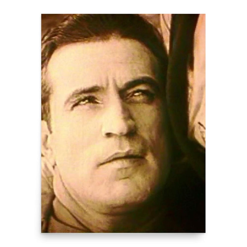 Bob Custer poster print, in size 18x24 inches.