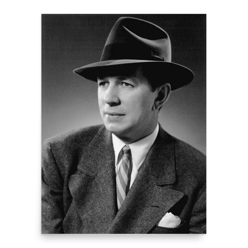 Bob Elson poster print, in size 18x24 inches.