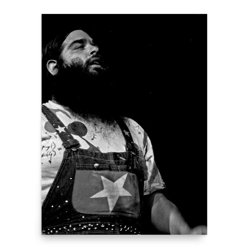 Bob Hite poster print, in size 18x24 inches.