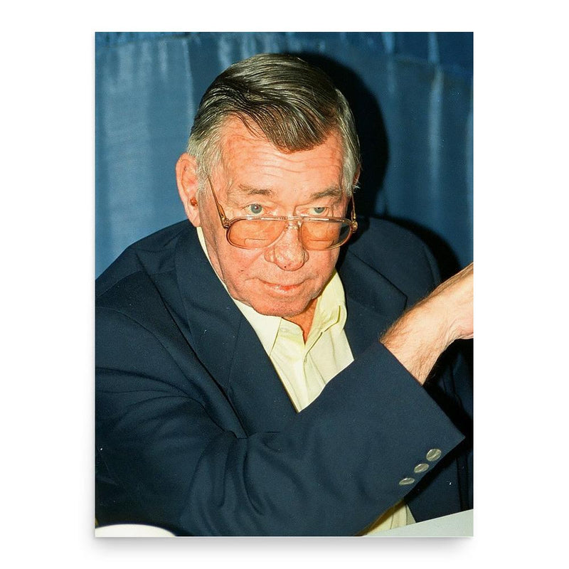 Bob Lemon poster print, in size 18x24 inches.