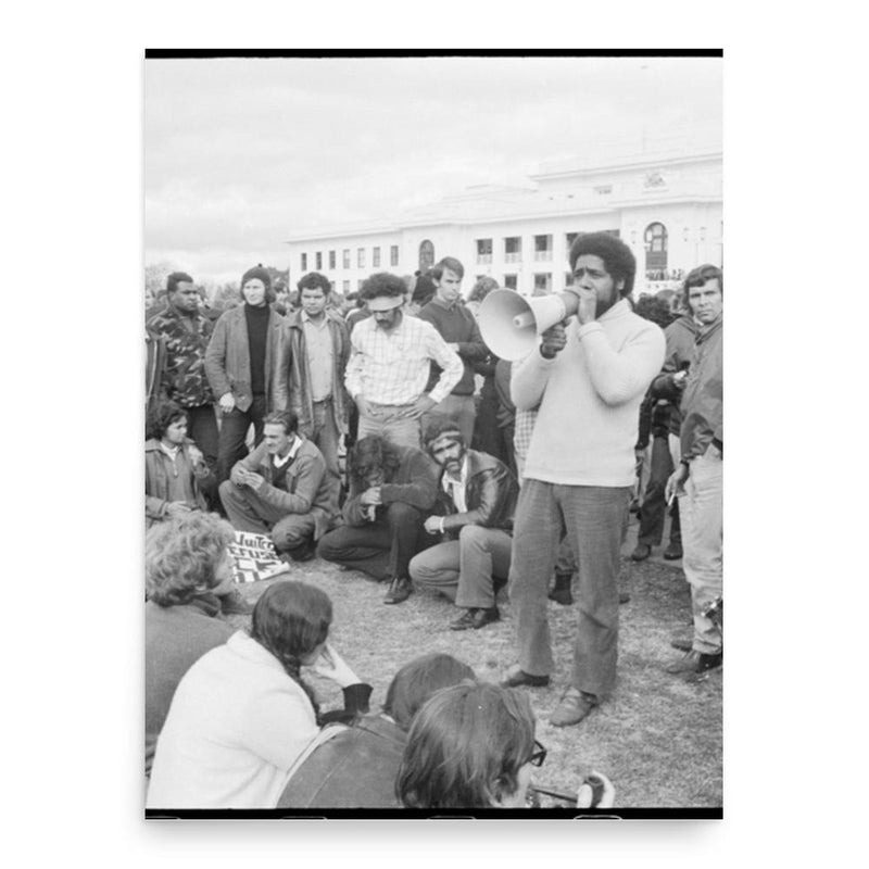 Bob Maza poster print, in size 18x24 inches.