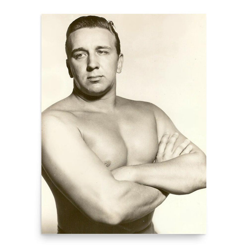 Bob Orton poster print, in size 18x24 inches.