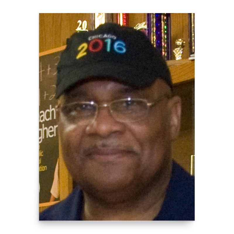 Bob Pickens poster print, in size 18x24 inches.