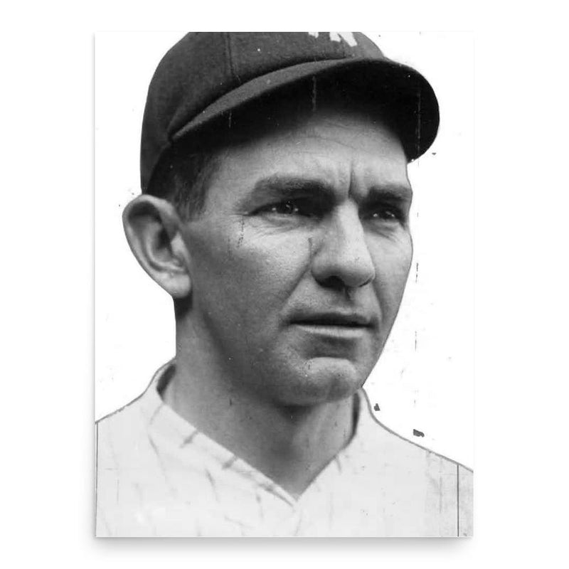 Bob Shawkey poster print, in size 18x24 inches.