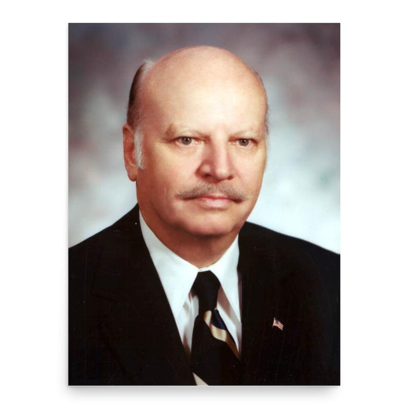 Bob Sikes poster print, in size 18x24 inches.