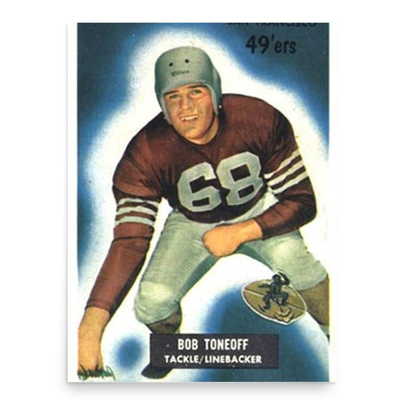 Bob Toneff poster print, in size 18x24 inches.