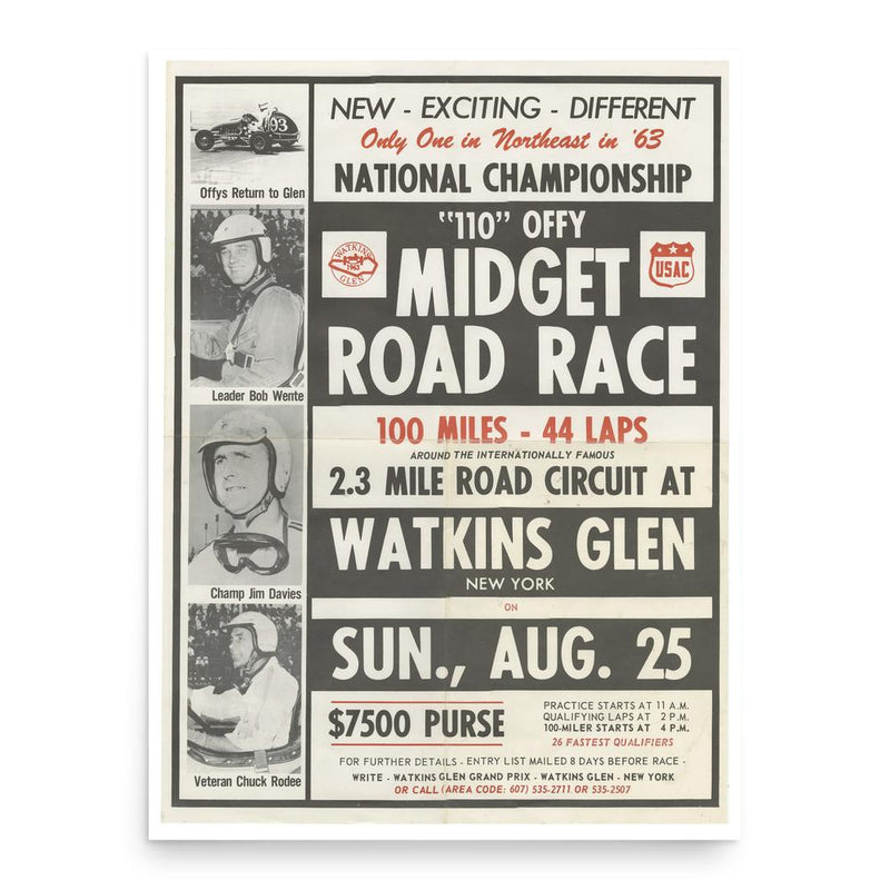 Bob Wente poster print, in size 18x24 inches.