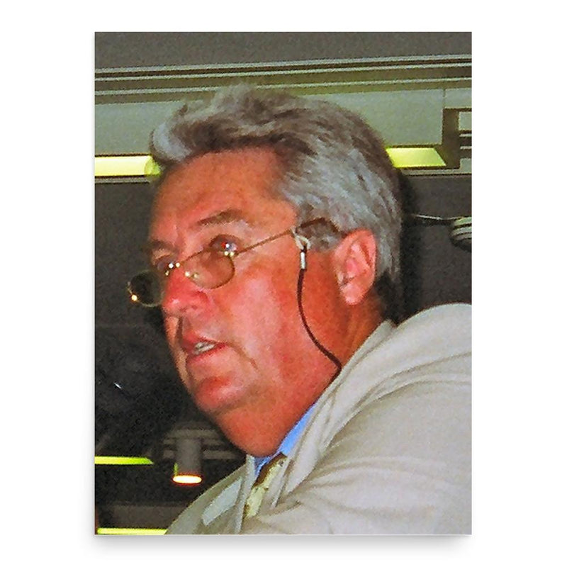 Bob Woolmer poster print, in size 18x24 inches.