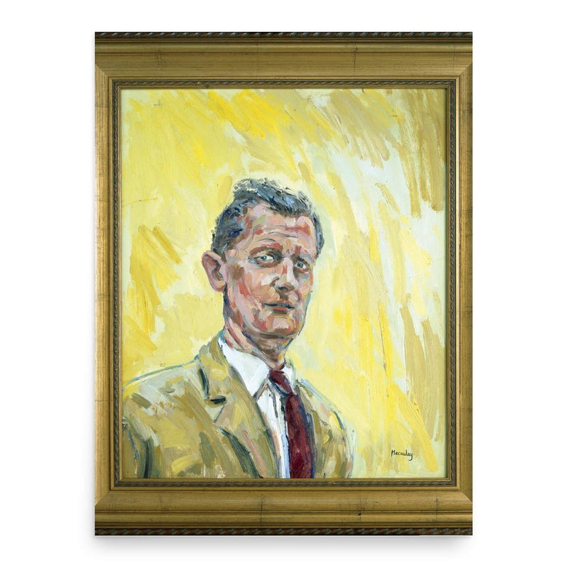 Bobby Ancell poster print, in size 18x24 inches.