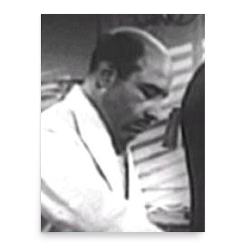 Bobby Barber poster print, in size 18x24 inches.