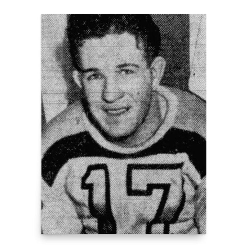 Bobby Bauer poster print, in size 18x24 inches.