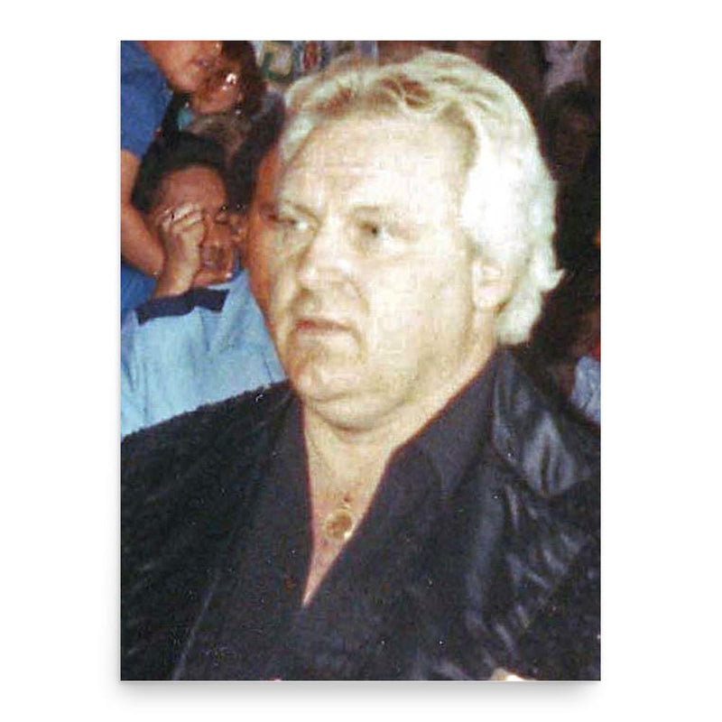 Bobby Heenan poster print, in size 18x24 inches.