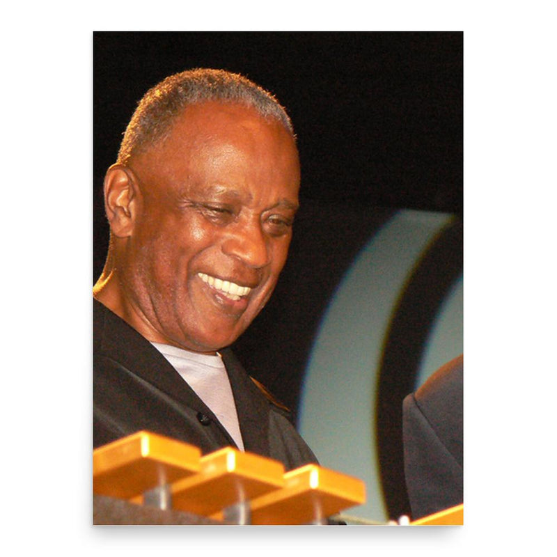 Bobby Hutcherson poster print, in size 18x24 inches.
