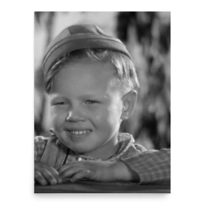 Bobby Hutchins poster print, in size 18x24 inches.