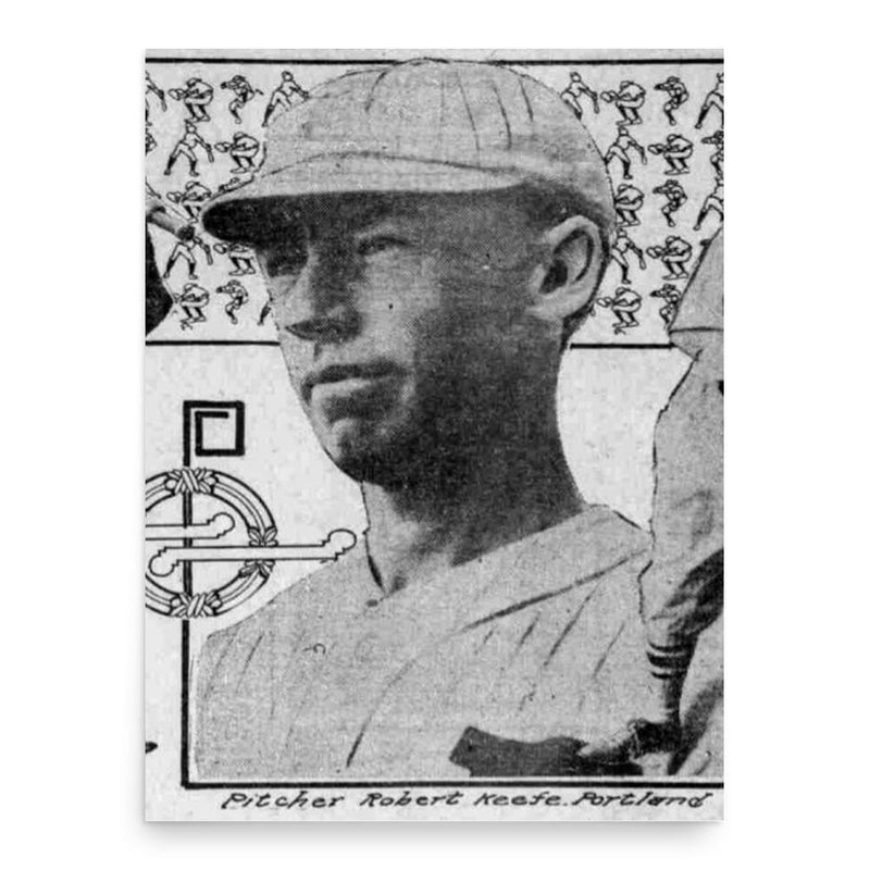 Bobby Keefe poster print, in size 18x24 inches.