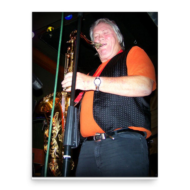 Bobby Keys poster print, in size 18x24 inches.