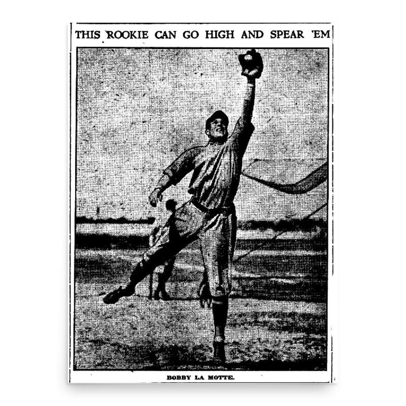 Bobby LaMotte poster print, in size 18x24 inches.