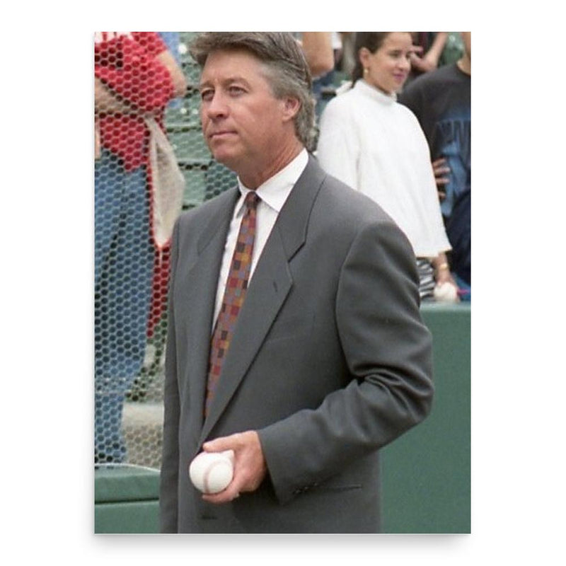 Bobby Murcer poster print, in size 18x24 inches.