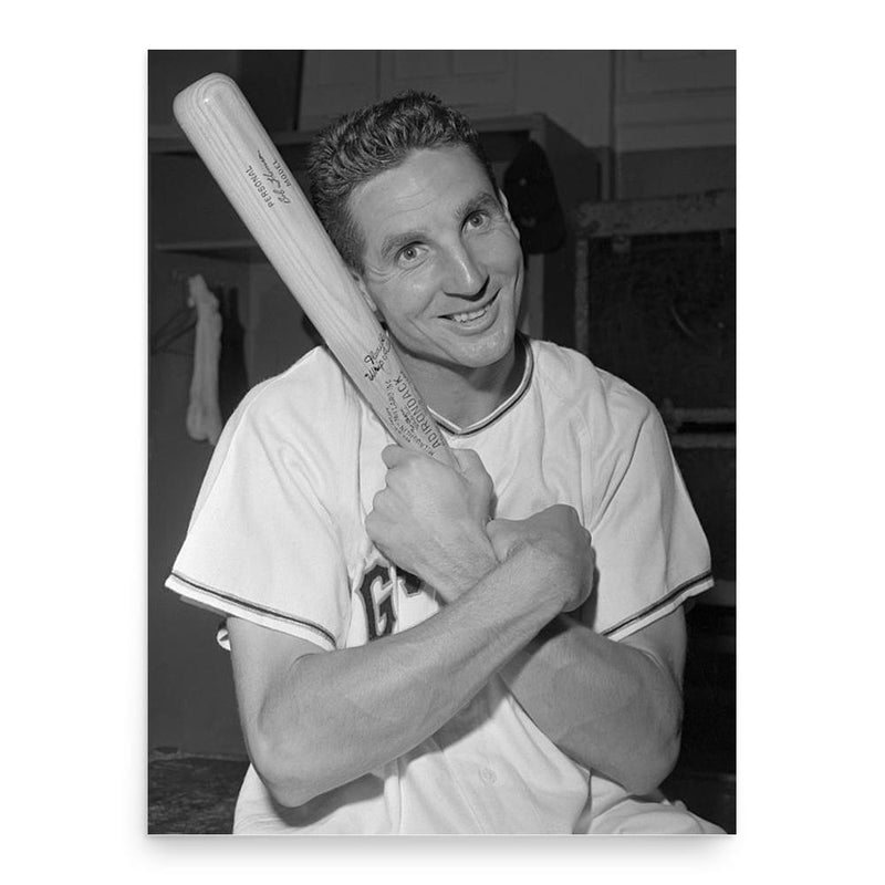 Bobby Thomson poster print, in size 18x24 inches.