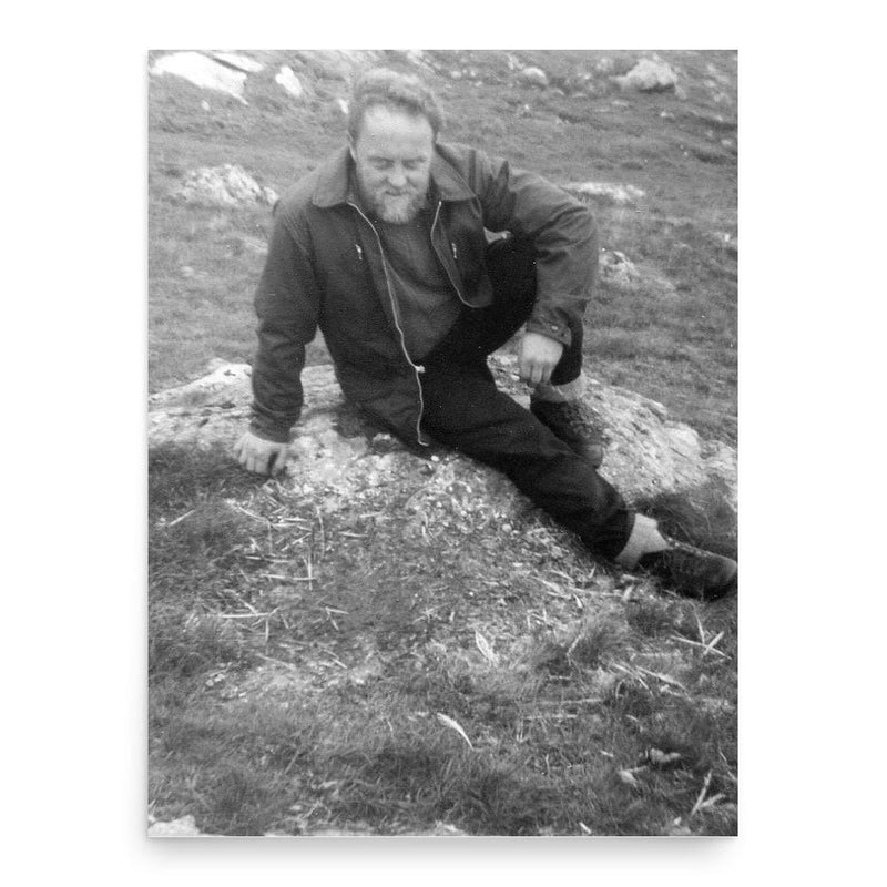 Bobby Tulloch poster print, in size 18x24 inches.