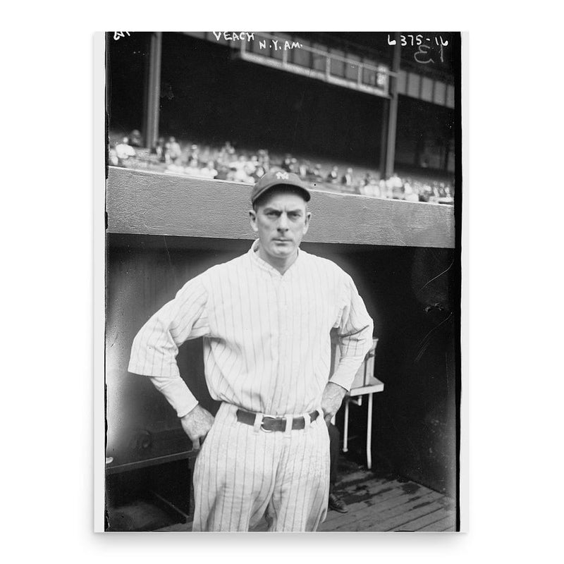 Bobby Veach poster print, in size 18x24 inches.