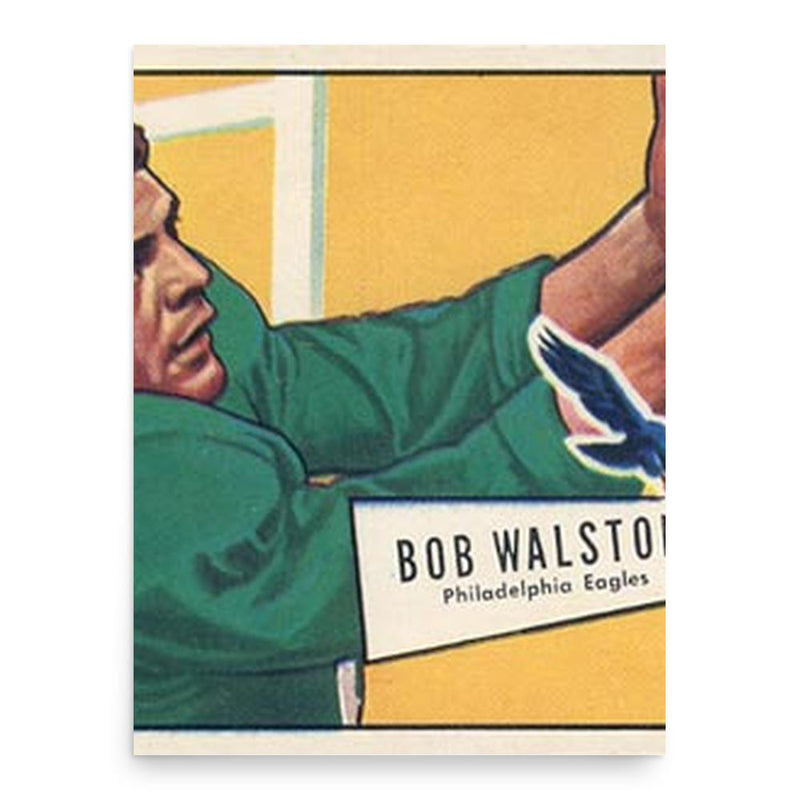Bobby Walston poster print, in size 18x24 inches.