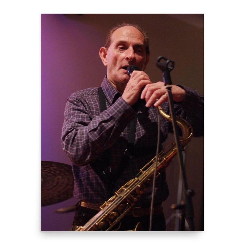 Bobby Wellins poster print, in size 18x24 inches.