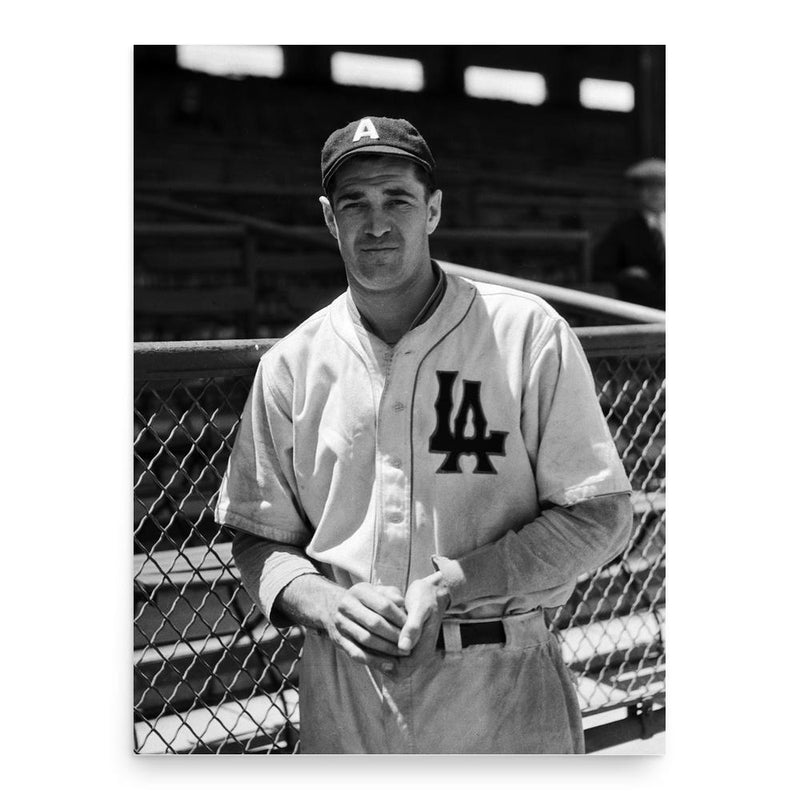 Bobo Newsom poster print, in size 18x24 inches.