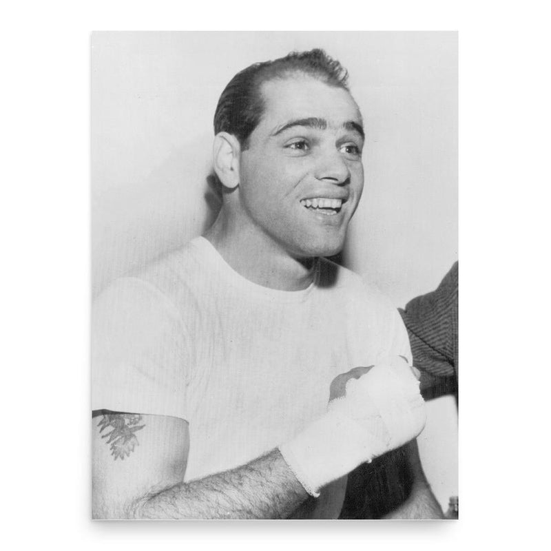 Bobo Olson poster print, in size 18x24 inches.